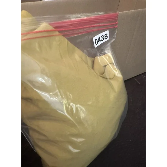 Ann Taylor Beautiful Gold Ruffle Long Sleeve Long Shirtdress SZ 16 *read* - Picture 9 of 11